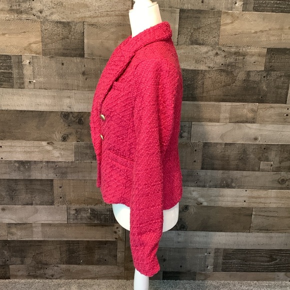 Nine West Double Breasted Tweed Blazer - Picture 4 of 16